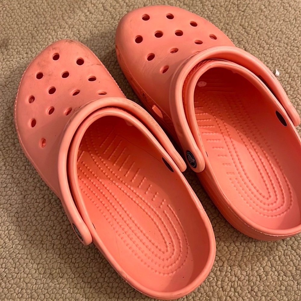 Pink Crocs